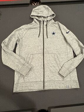 Dallas Cowboys NFL Nike Gray Sweatshirt Jacket